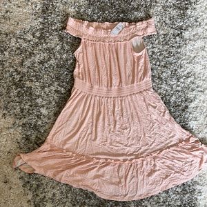 LOFT beach pink dress